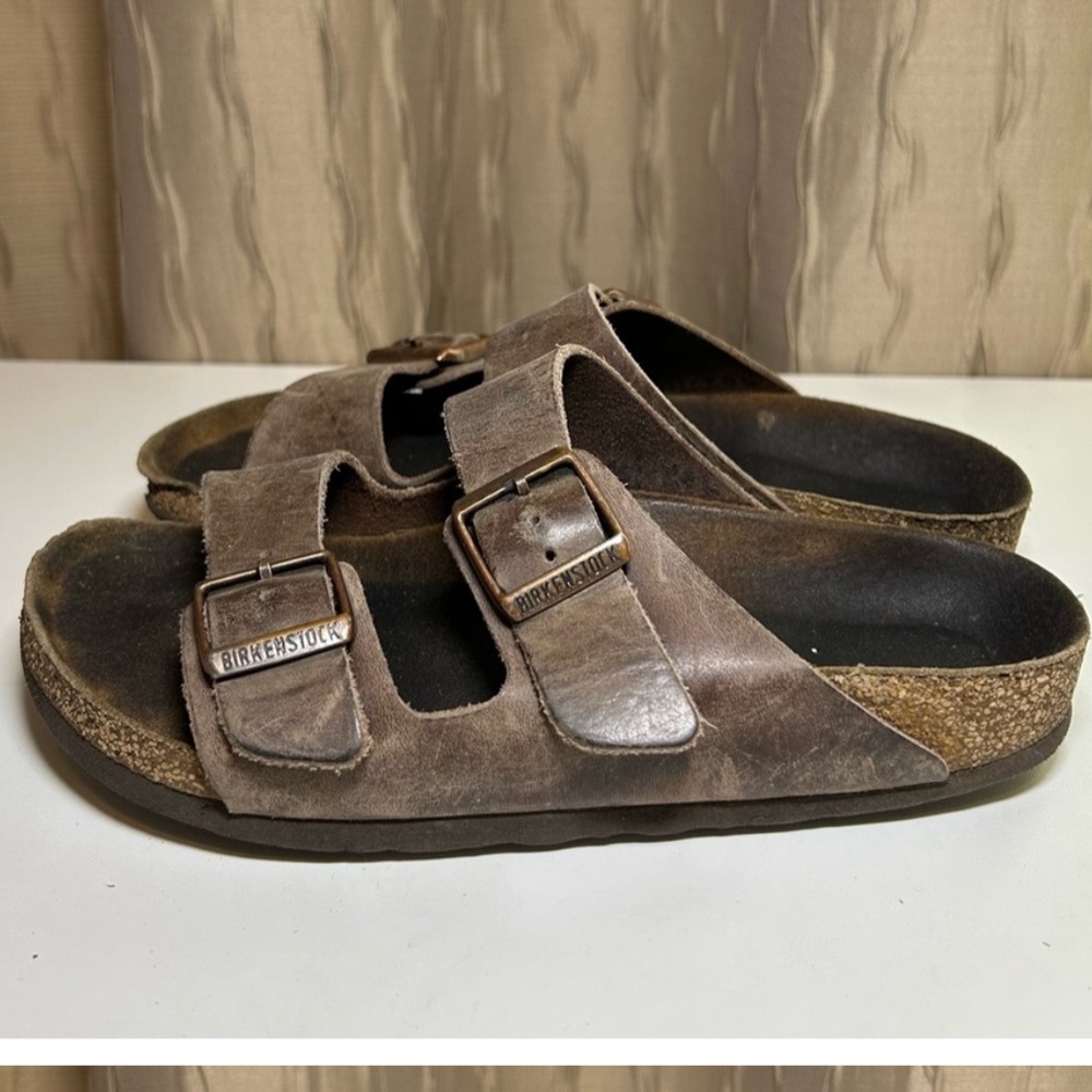 Birkenstock Arizona Women's 37 (US 6-6.5) Classic Brown / Mocha Sandals 2 Buckle